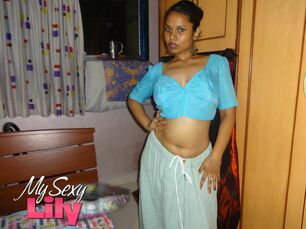 Desi solo woman Lily in a