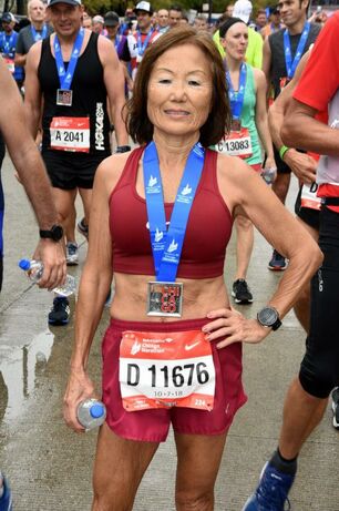 70-year-old female romps record