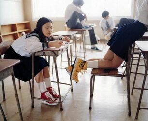 Japanese schoolgirms gams..