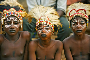 Real Africans from a tribe in